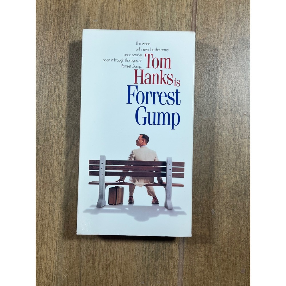 Forrest Gump VHS Tom Hanks Paramount Pictures 1995 Vintage Movie Tape 32583